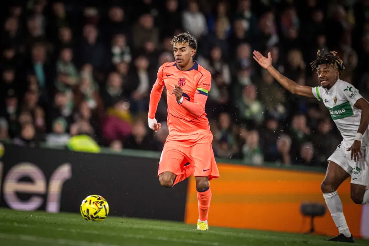 Lamine Yamal Jaga Laju Barcelona