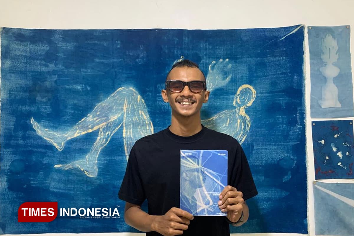 Pameran Seni Dua Duo di Malang, Ajang Edukasi Teknik Cyanotype